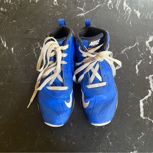 Nike Royal Blue High-Tops with White Laces